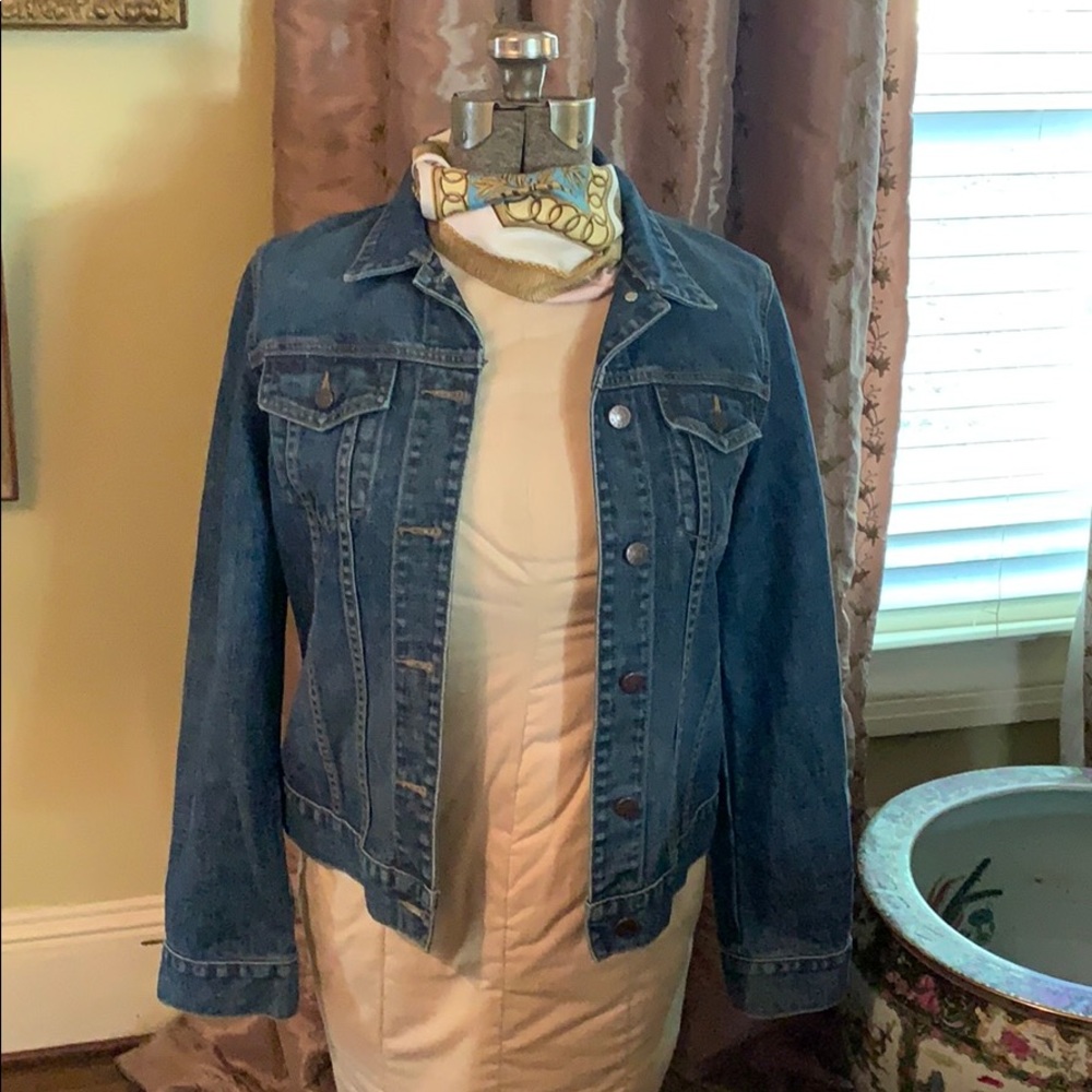 🔷🔶J.Crew Denim Jean Jacket- EUC☑️